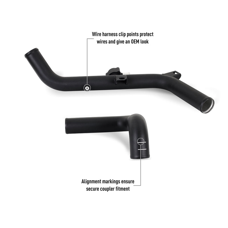 Load image into Gallery viewer, Mishimoto 21+ Bronco 2.7 Stock Location INT Kit MWBK Pipes BK Cooler
