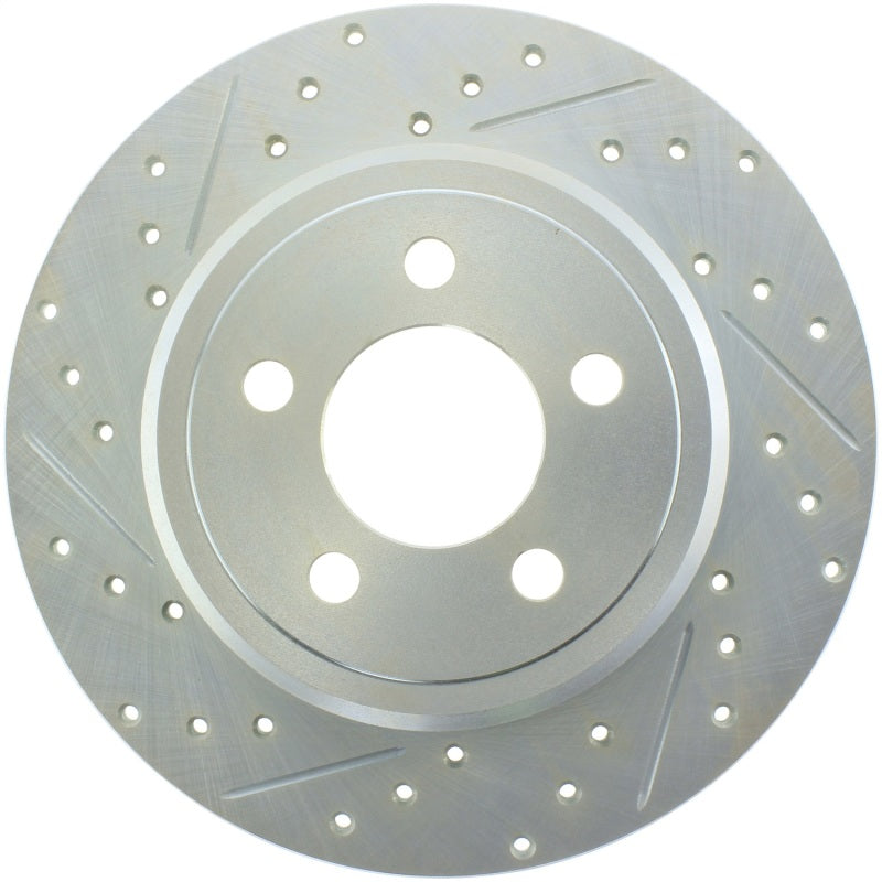 Load image into Gallery viewer, StopTech Select Sport 06-15 Dodge Charger/ 05-15 Chrysler 300 Slotted/Drilled Right Rear Brake Rotor
