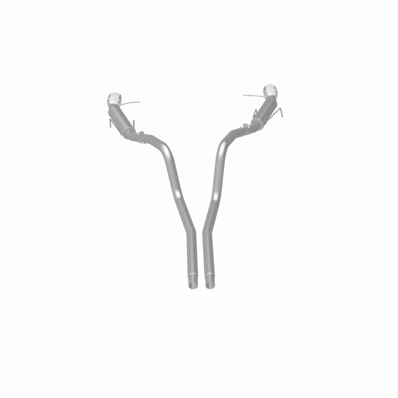Load image into Gallery viewer, Magnaflow 2014 Ford Mustang V6 3.7L Comp Series Dual Split Rear Polished Stainless C/B Perf Exhaust
