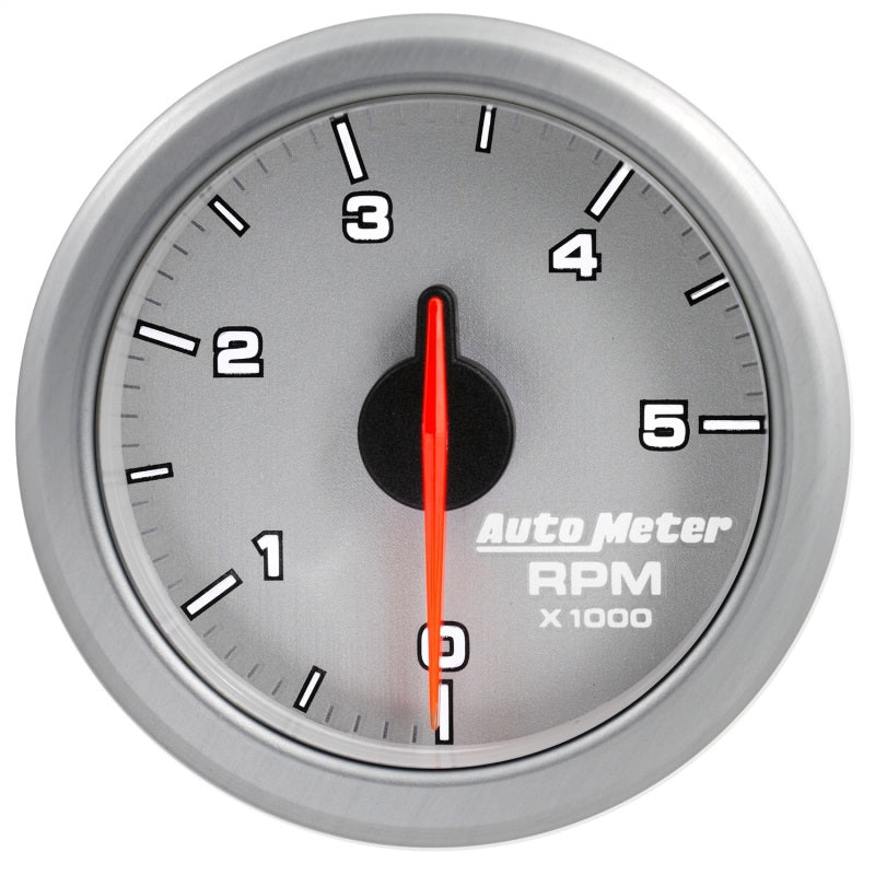 Load image into Gallery viewer, Autometer Airdrive 2-1/6in Tachometer Gauge 0-5K RPM - Silver
