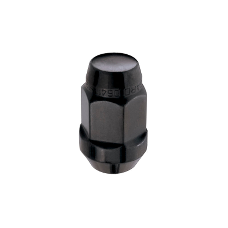 Load image into Gallery viewer, McGard Hex Lug Nut (Cone Seat Bulge Style) 1/2-20 / 3/4 Hex / 1.45in. Length (4-pack) - Black
