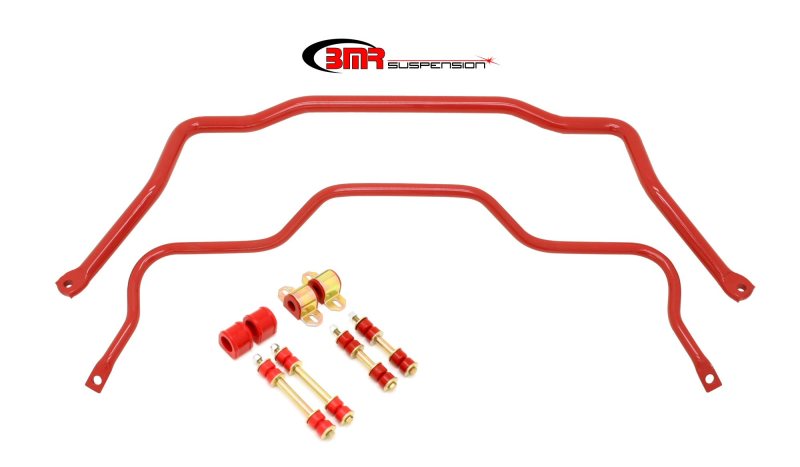 Load image into Gallery viewer, BMR 82-82 3rd Gen F-Body Front &amp; Rear Sway Bar Kit w/ Bushings - Red
