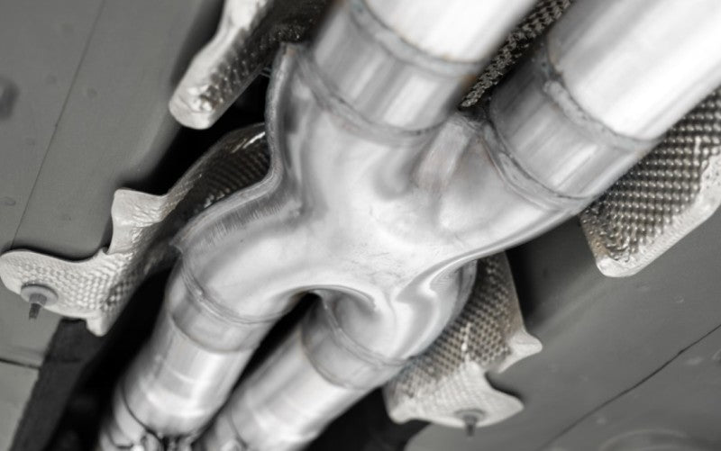 Load image into Gallery viewer, MBRP 15-Up Challenger 5.7 / 17-Up 6.2L/6.4L 3in Race Series Cat-Back w/ Quad Tips T304 Exhaust
