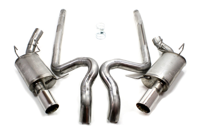 Load image into Gallery viewer, JBA 11-14 Ford Mustang GT/GT500 5.0L/5.4L/5.8L 409SS Dual Rear Exit Cat-Back Exhaust
