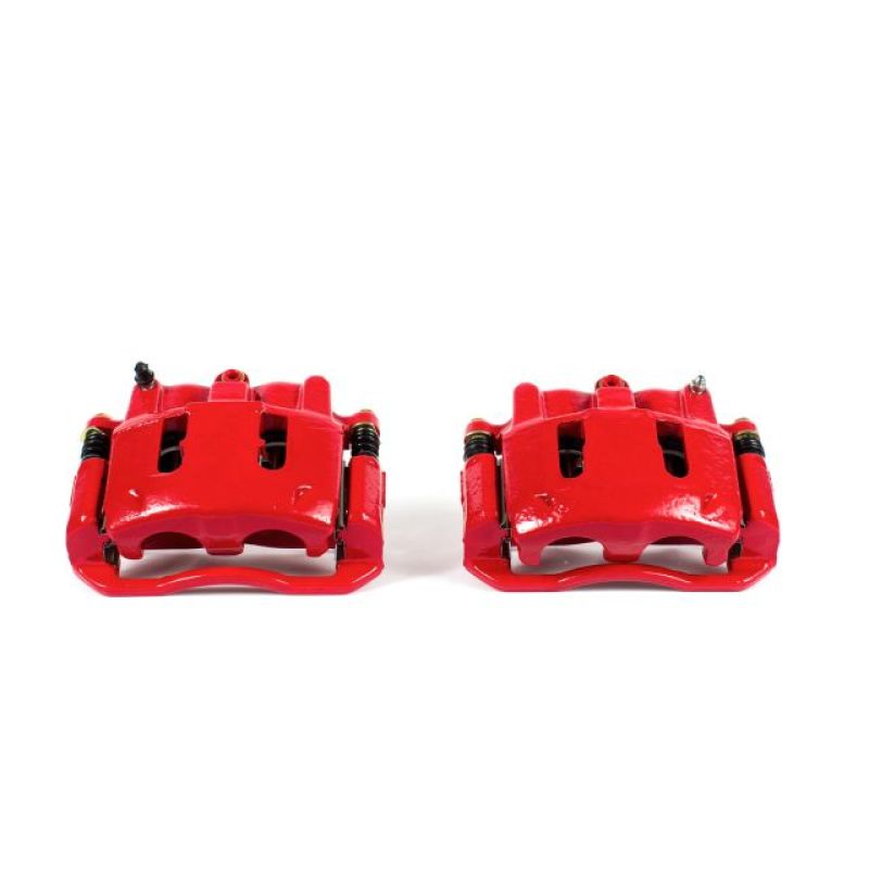 Load image into Gallery viewer, Power Stop 95-02 Ford Ranger Front Red Calipers w/Brackets - Pair

