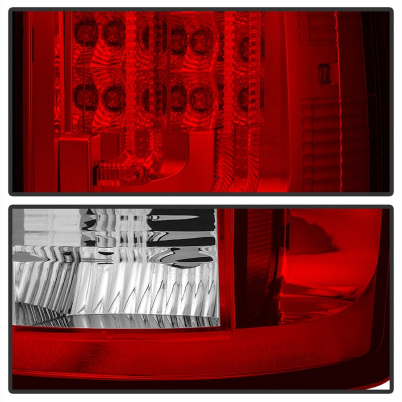 Load image into Gallery viewer, Spyder Dodge Ram 07-08 1500 Version 2 LED Tail Lights - Red Clear ALT-YD-DRAM06V2-LED-RC
