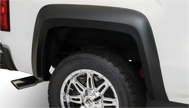 Load image into Gallery viewer, Bushwacker 14-18 GMC Sierra 1500 Extend-A-Fender Style Flares 2pc 69.3/78.8/97.8in Bed - Black
