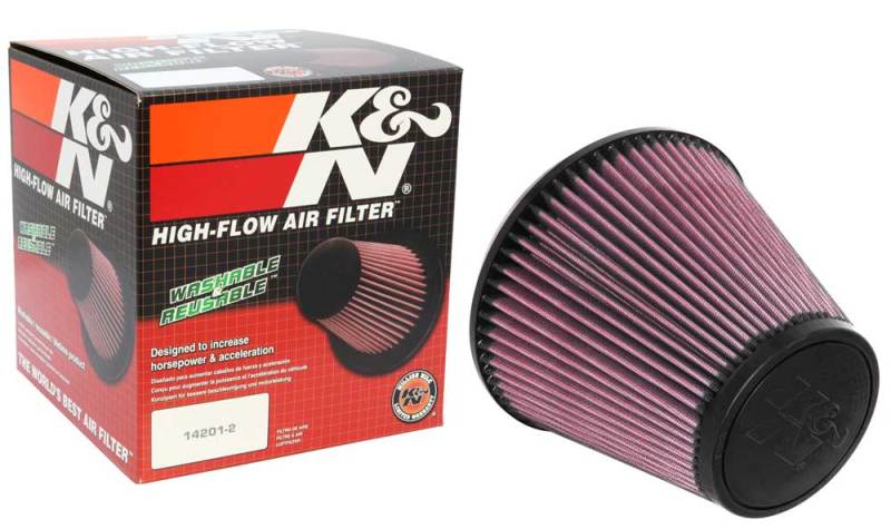 Load image into Gallery viewer, K&amp;N Universal Air Filter 6in Flange / 7-1/2in Base / 4-1/2in Top / 6-1/2in Height
