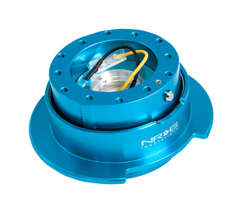 Load image into Gallery viewer, NRG Quick Release Kit Gen 2.5 - New Blue Body / Titanium Chrome Ring
