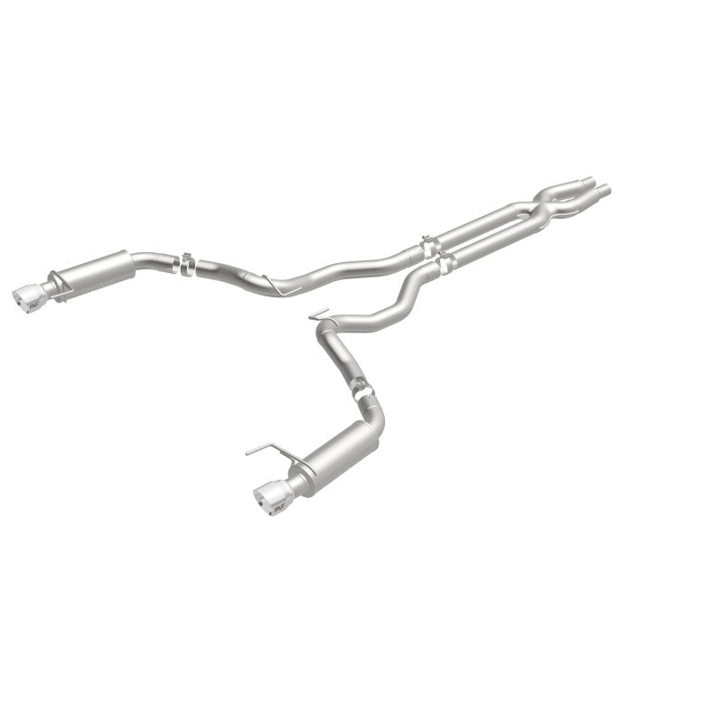 Load image into Gallery viewer, MagnaFlow Cat Back, SS, 3in, Competition, Dual Split Polished 4.5in Tips 2015 Ford Mustang GT V8 5.0
