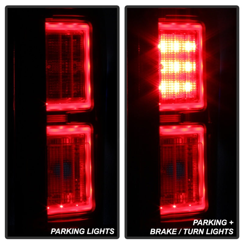 Load image into Gallery viewer, Spyder 18-19 Ford F-150 (w/o Blind Spot Sensor) LED Tail Lights - Red Clear (ALT-YD-FF15018-LED-RC)
