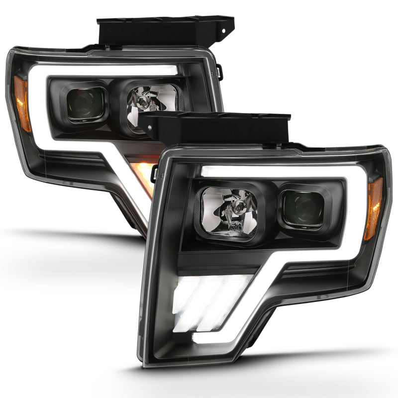 Load image into Gallery viewer, ANZO 2009-2013 Ford F-150 Projector Light Bar G4 Switchback H.L.Black Amber
