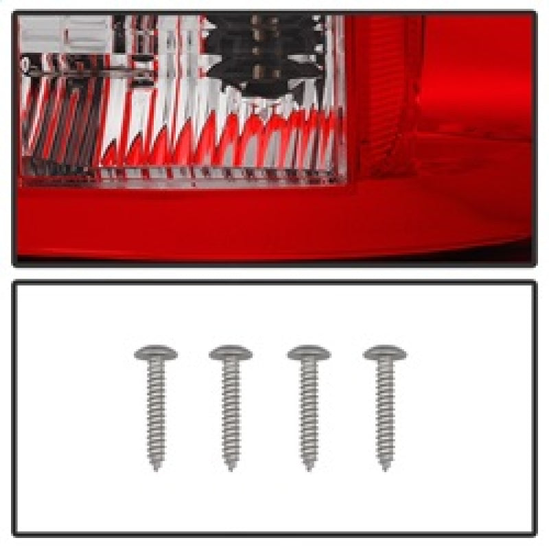 Load image into Gallery viewer, Spyder Dodge Ram 07-08 1500/Ram 07-09 2500/3500 LED Tail Lights Red Clear ALT-YD-DRAM06-LED-RC

