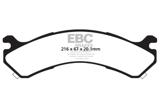 EBC 01-05 Chevrolet Silverado 3500 (2WD) Extra Duty Rear Brake Pads