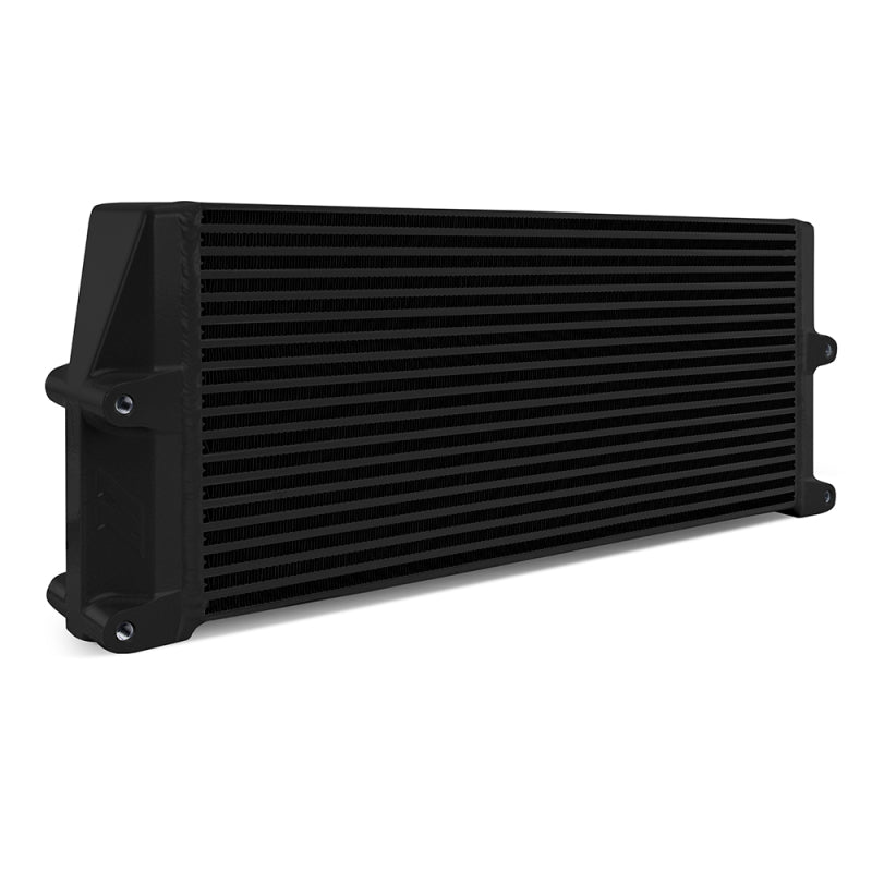 Load image into Gallery viewer, Mishimoto Heavy-Duty Oil Cooler - 17in. Same-Side Outlets - Black
