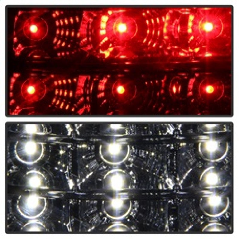 Load image into Gallery viewer, xTune 03-06 Chevrolet Silverado 1500/2500HD LED Tail Lights - Red Clear (ALT-JH-CSIL03-CS-RC)
