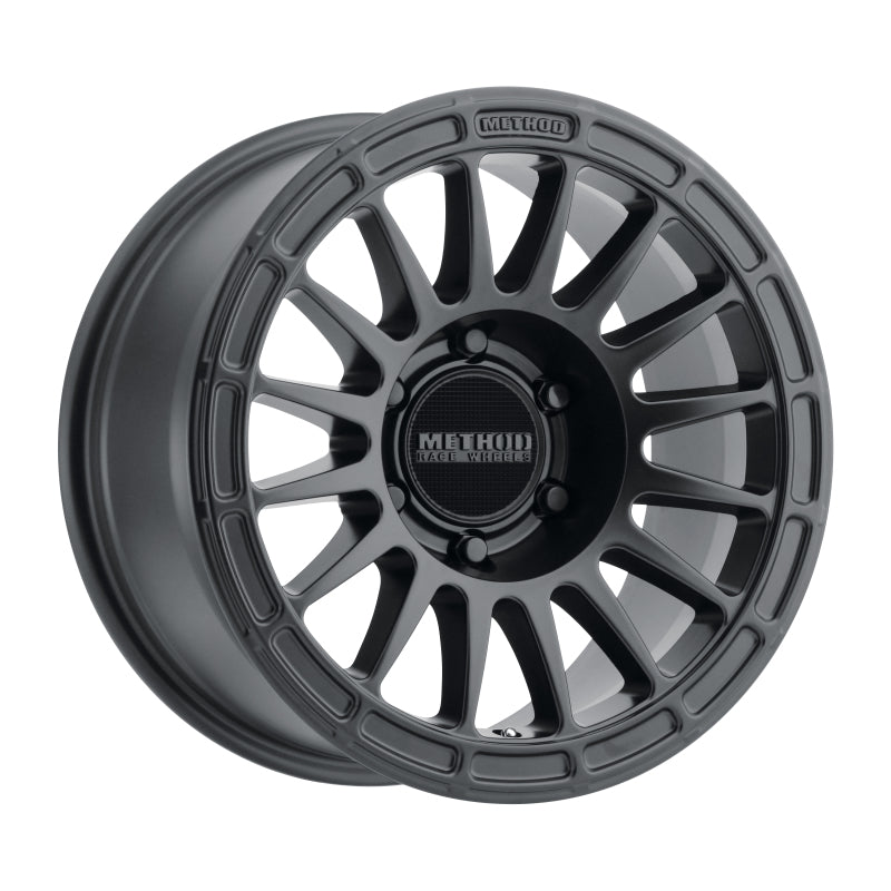 Load image into Gallery viewer, Method MR314 17x8.5 0mm Offset 6x5.5 106.25mm CB Matte Black Wheel

