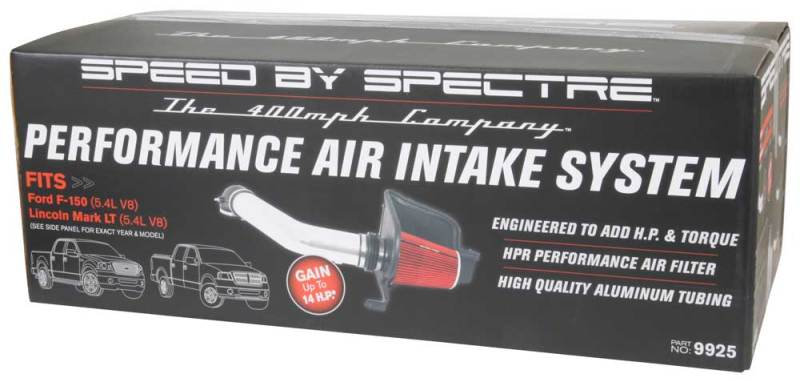 Load image into Gallery viewer, Spectre 04-08 Ford F150 V8-5.4L F/I Air Intake Kit - Clear Anodized w/Red Filter
