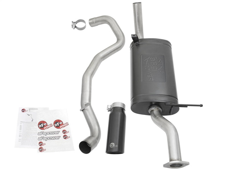 Load image into Gallery viewer, aFe MACHForce XP 2-1/2in 304 SS Cat Back Exhaust w/ Black Tips 2001-2016 Nissan Patrol (Y61) 4.8L
