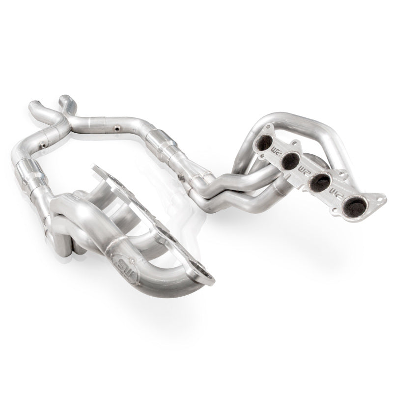 Load image into Gallery viewer, Stainless Works 2011-14 Mustang GT Headers 1-7/8in Primaries 3in X-Pipe High-Flow Cats
