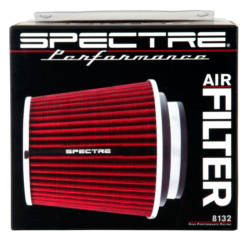 Load image into Gallery viewer, Spectre Adjustable Conical Air Filter 5-1/2in. Tall (Fits 3in. / 3-1/2in. / 4in. Tubes) - Red
