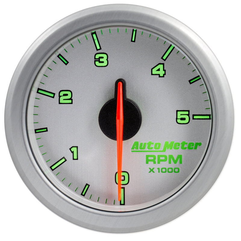 Load image into Gallery viewer, Autometer Airdrive 2-1/6in Tachometer Gauge 0-5K RPM - Silver
