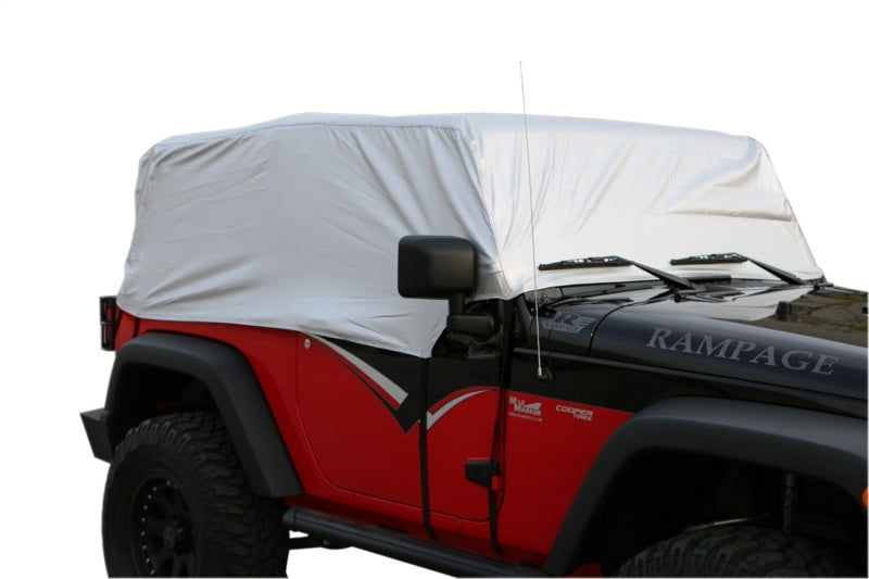 Load image into Gallery viewer, Rampage 2007-2018 Jeep Wrangler(JK) Cab Cover Multiguard - Silver
