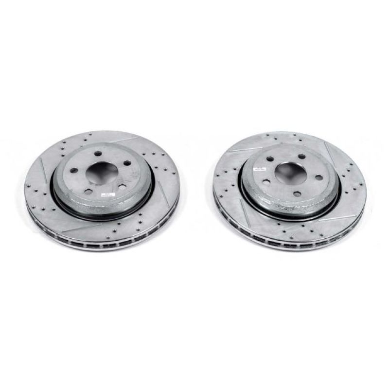 Load image into Gallery viewer, Power Stop 18-19 Dodge Durango Rear Evolution Drilled &amp; Slotted Rotors - Pair
