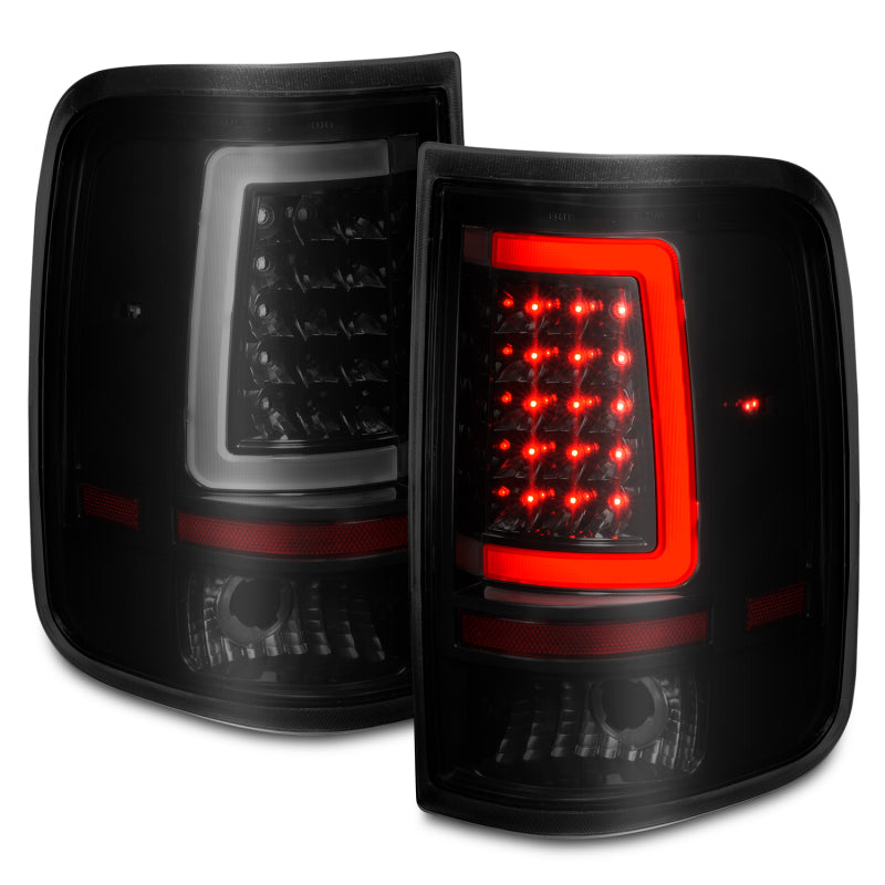 Load image into Gallery viewer, ANZO 2004-2006 Ford F-150 LED Tail Lights w/ Light Bar Black Housing Smoke Lens
