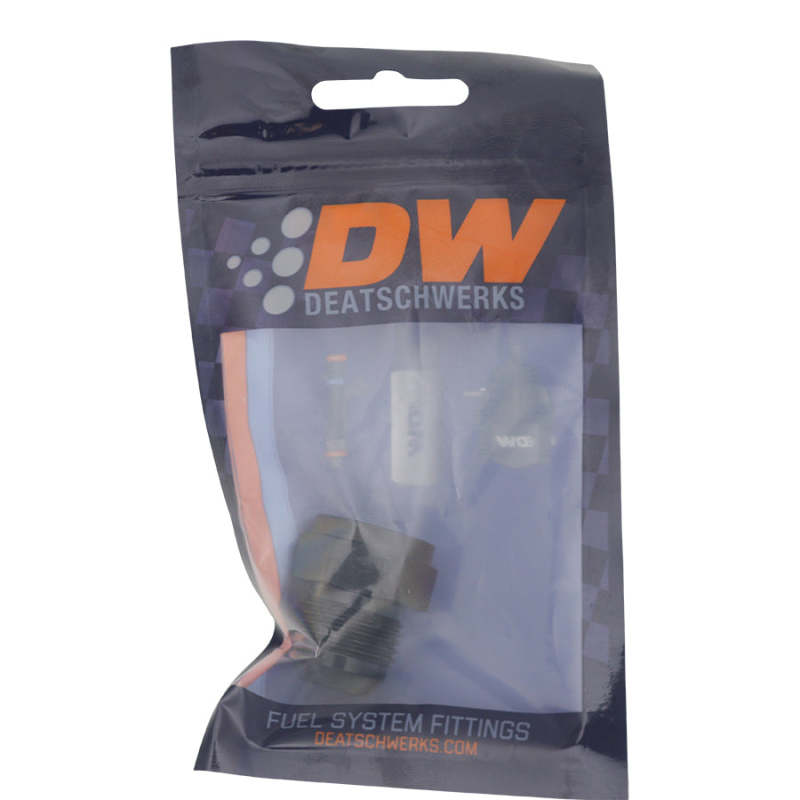Load image into Gallery viewer, DeatschWerks 8AN Female Flare to 10AN Male Flare Expander - Anodized Matte Black
