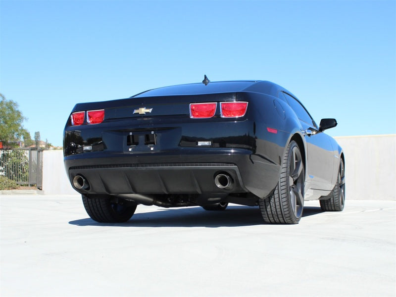 Load image into Gallery viewer, aFe MACHForce XP Exhaust 2.5in Stainless Steel CB/10-13 Chevy Camaro V6-3.6L (td) (gloss blk tip)
