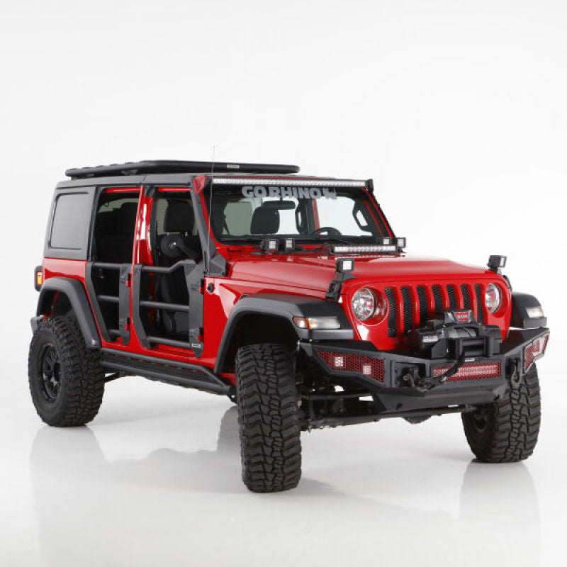 Load image into Gallery viewer, Go Rhino 18-20 Jeep Wrangler JLU JL Frame Mount Sliders
