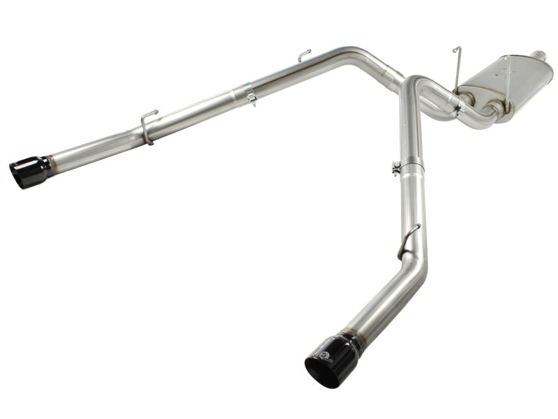 Load image into Gallery viewer, aFe MACHForce XP Exhausts Cat-Back SS-409 EXH CB Dodge Ram 1500 5.7L HEMI 09-13 Glossed Black
