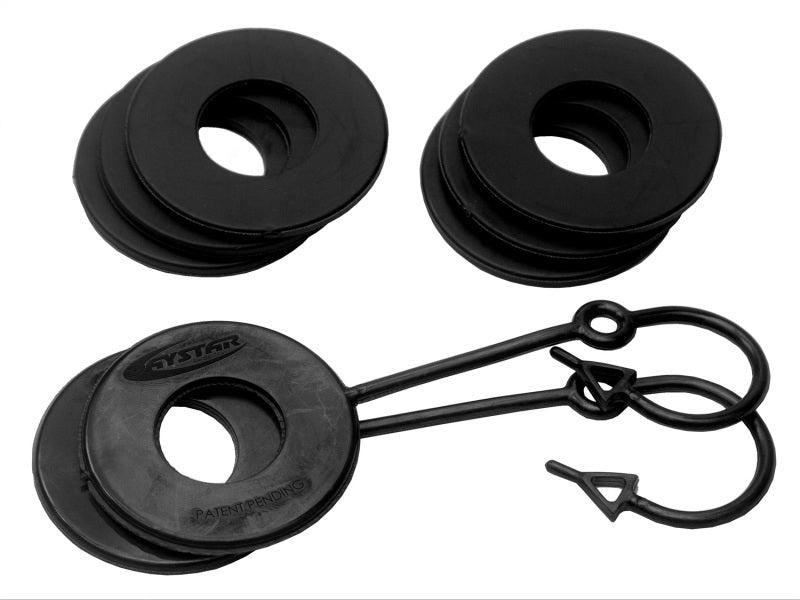 Load image into Gallery viewer, Daystar Black Locking D Ring Isolator Pair w/Washer Kit
