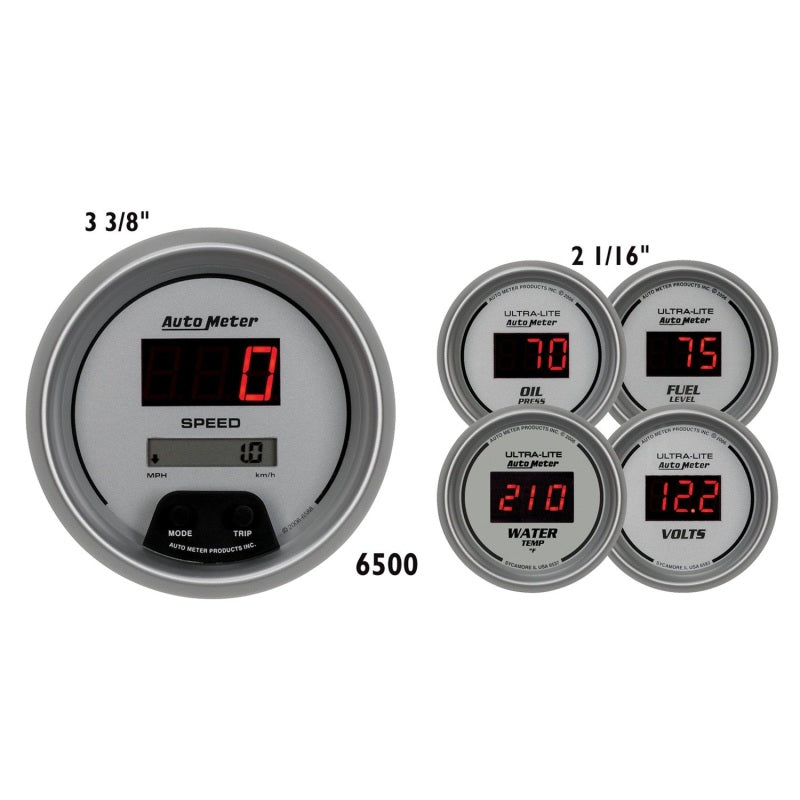 Load image into Gallery viewer, Autometer Ultra-lite Digital 5 Piece Set
