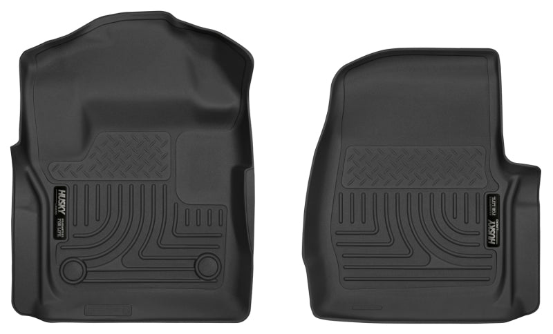 Load image into Gallery viewer, Husky Liners 2017 Ford F250/F350 Series Standard Cab X-Act Contour Black Floor Liners
