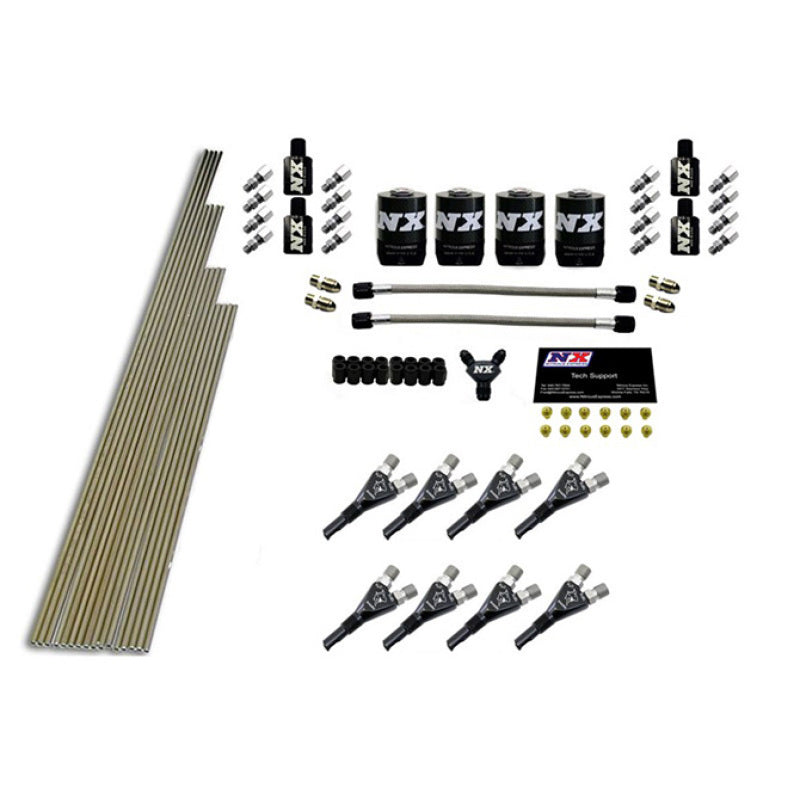Load image into Gallery viewer, Nitrous Express 8 Cyl Shark Nozzle Intake Plumbing Kit (Incl Hardware)
