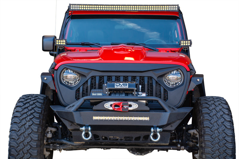Load image into Gallery viewer, DV8 Offroad 2018+ Jeep JL/ Gladiator Angry Grill
