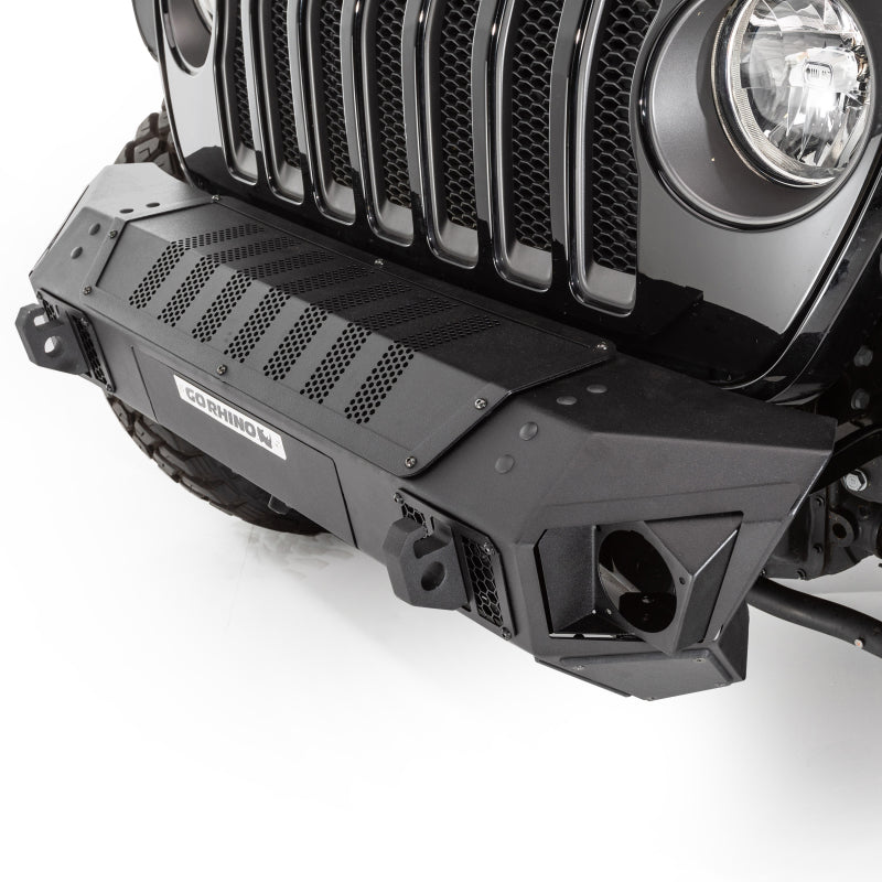 Load image into Gallery viewer, Go Rhino 07-20 Jeep Wrangler JL/JLU/JK/JKU/Gladiator JT Trailline Front Stubby Bumper
