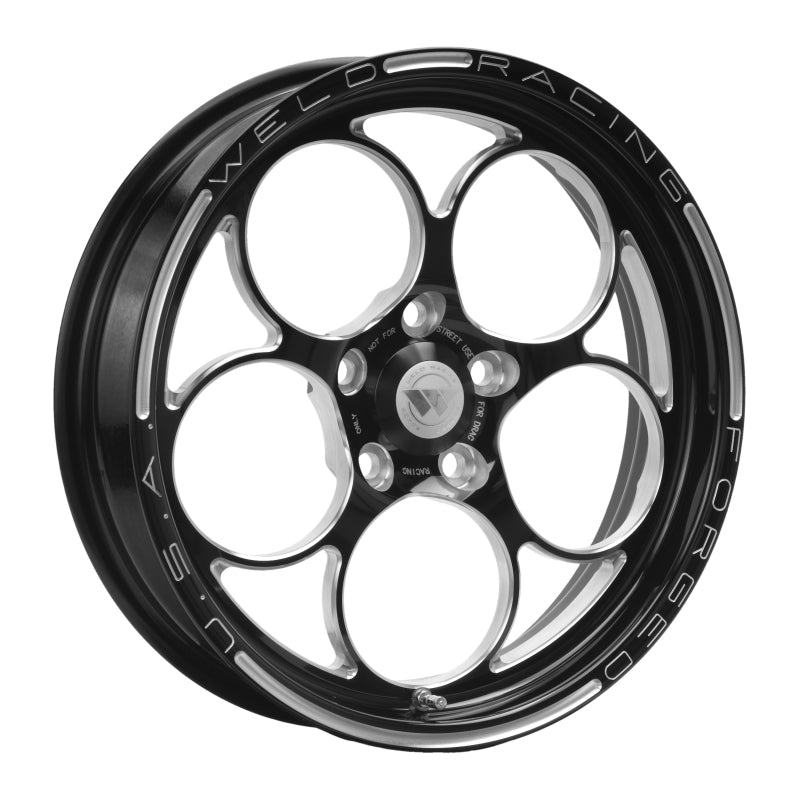 Load image into Gallery viewer, Weld Magnum 1-Piece 17x4.5 / 5x4.75 BP / 2.25in. BS Black Wheel - Non-Beadlock
