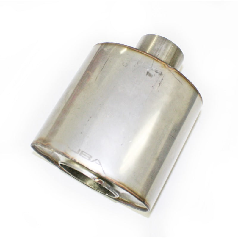 Load image into Gallery viewer, JBA Universal Straight-Through 304SS Muffler 6x6x4 2.5in Inlet Diameter Center/Center
