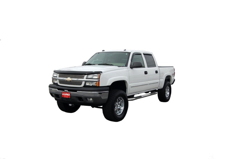 Load image into Gallery viewer, AVS 05-06 Chevy Silverado 2500 Hoodflector Low Profile Hood Shield - Smoke
