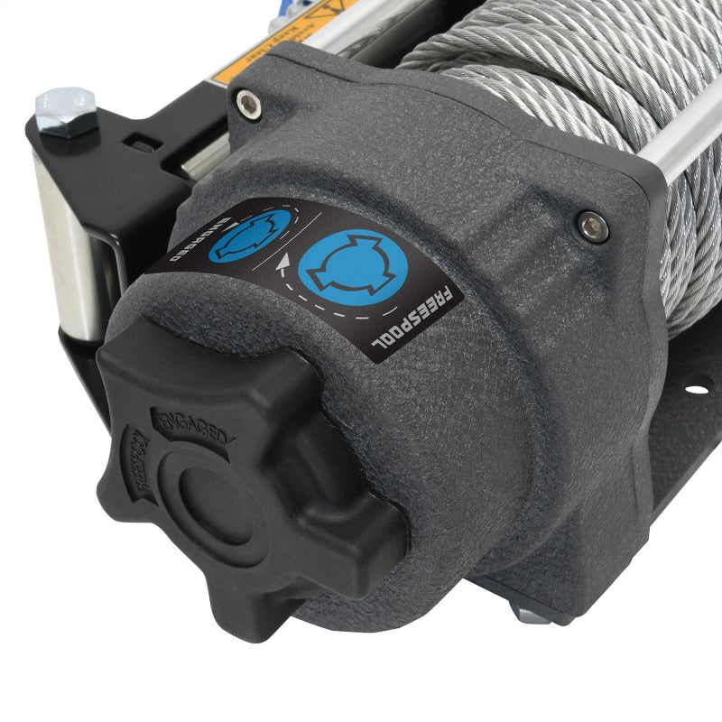 Load image into Gallery viewer, Superwinch 4500 LBS 12V DC 15/64in x 50ft Steel Rope Terra 4500 Winch - Gray Wrinkle
