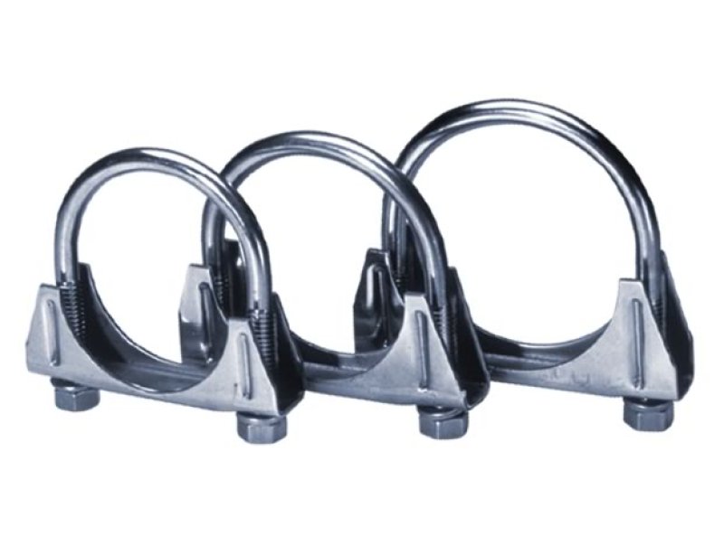 Load image into Gallery viewer, Borla Universal 2in Stainless Saddle Clamps
