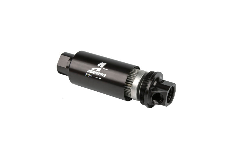 Load image into Gallery viewer, Aeromotive In-Line Filter - AN-10 / AN-06 Dual Outlet
