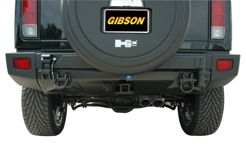 Load image into Gallery viewer, Gibson 08-09 Hummer H2 Base 6.2L 2.25in Cat-Back Dual Sport Exhaust - Stainless
