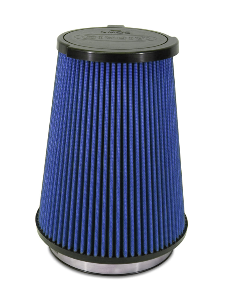 Load image into Gallery viewer, Airaid 10-14 Ford Mustang Shelby 5.4L Supercharged Direct Replacement Filter - Oiled / Blue Media
