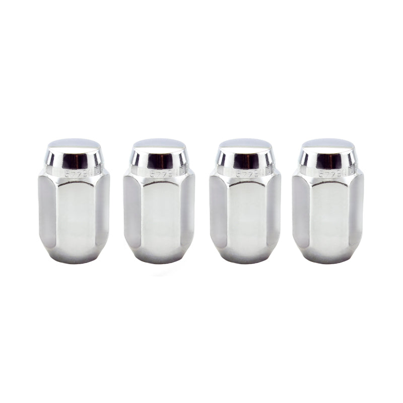 Load image into Gallery viewer, McGard Hex Lug Nut (Cone Seat) 1/2-20 / 13/16 Hex / 1.5in. Length (4-Pack) - Chrome
