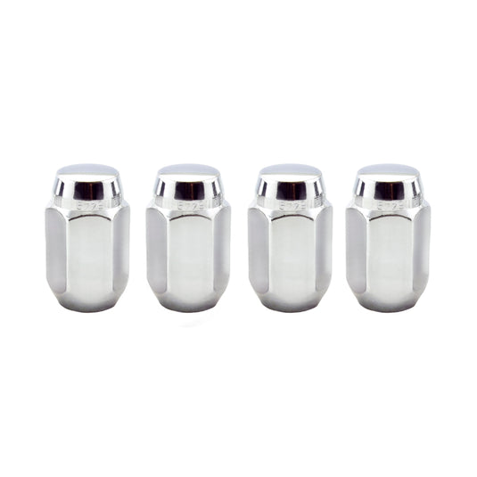 McGard Hex Lug Nut (Cone Seat) 1/2-20 / 13/16 Hex / 1.5in. Length (4-Pack) - Chrome