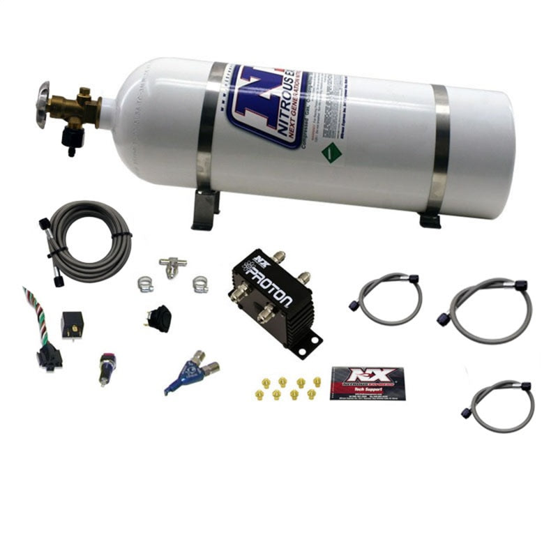 Load image into Gallery viewer, Nitrous Express Proton Series Nitrous Kit w/15lb Bottle
